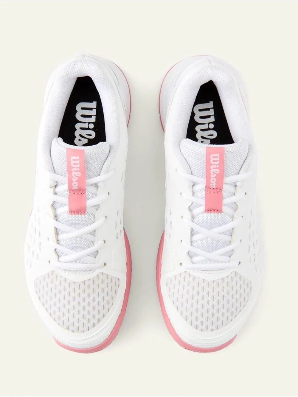 NWT Wilson Kids Tennis Shoes White Pink   NEW